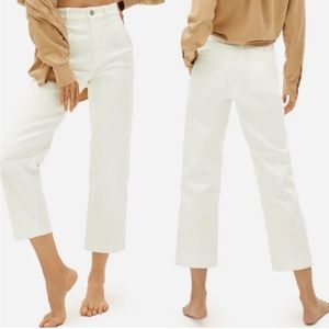 Everlane The Straight Leg Crop Jeans
